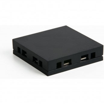 Четырёхсторонний соединитель ELEKTROSTANDARD Flat Magnetic 85003/00 для накладного шинопровода (чёрный)