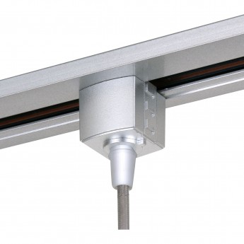 Коннектор для однофазного шинопровода ELEKTROSTANDARD TRLM-1-CH серебряный