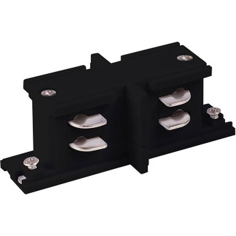 Коннектор прямой внутренний для трехфазного шинопровода ELEKTROSTANDARD черный