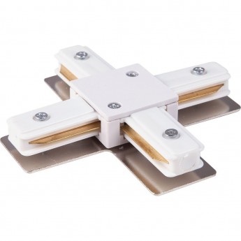 Коннектор X-образный для однофазного шинопровода ELEKTROSTANDARD TRC-1-1-X-WH белый