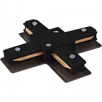 Коннектор X-образный для однофазного шинопровода ELEKTROSTANDARD TRC-1-1-X-WH черный