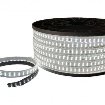 Лента светодиодная ELEKTROSTANDARD 220V 18W 180LED 2835 IP65 холодный белый 50м Лента светодиодная ELEKTROSTANDARD 220V 18W 180LED 2835 IP65 холодный белый 50м