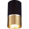 Накладной акцентный светильник ELEKTROSTANDARD DLN106 GU10 черный/золотой a047729