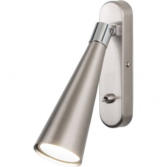 Настенный светильник ELEKTROSTANDARD HORN GU10 SW никель Настенный светильник ELEKTROSTANDARD HORN GU10 SW никель