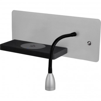 Настенный светодиодный светильник с беспроводной зарядкой ELEKTROSTANDARD KOFRO L (ЛЕВЫЙ) MRL LED 1112 чёрный Настенный светодиодный светильник с беспроводной зарядкой ELEKTROSTANDARD KOFRO L (ЛЕВЫЙ) MRL LED 1112 чёрный