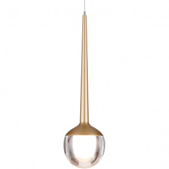 Подвесной светодиодный светильник ELEKTROSTANDARD DLS028 6W 4200K золотой Подвесной светодиодный светильник ELEKTROSTANDARD DLS028 6W 4200K золотой