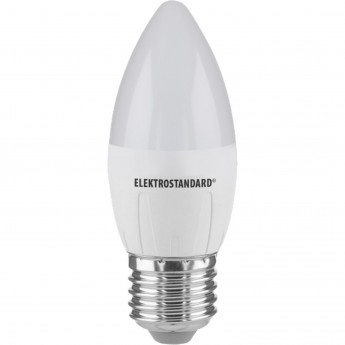 Светодиодная лампа Свеча ELEKTROSTANDARD BLE2738 СD LED 6W 6500K E27 Светодиодная лампа Свеча ELEKTROSTANDARD BLE2738 СD LED 6W 6500K E27