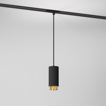 Трековый однофазный светильник ELEKTROSTANDARD NUBIS GU10 85021/01 чёрный/золото