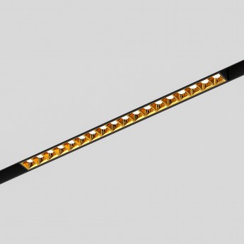 Трековый светильник ELEKTROSTANDARD Slim Magnetic 85104/01 18W 4000K Artas (чёрный/золото)