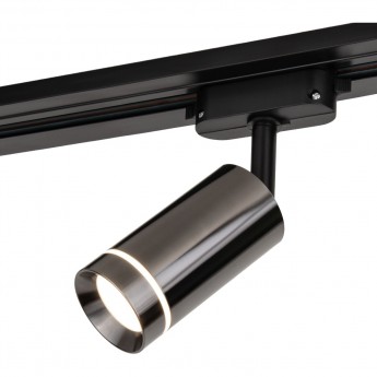 Трековый светодиодный светильник для однофазного шинопровода ELEKTROSTANDARD GLORY LTB39 7W 4200K черный жемчуг