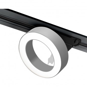 Трековый светодиодный светильник для однофазного шинопровода ELEKTROSTANDARD SPILA 12W 4200K 85079/01 серебряный Трековый светодиодный светильник для однофазного шинопровода ELEKTROSTANDARD SPILA 12W 4200K 85079/01 серебряный