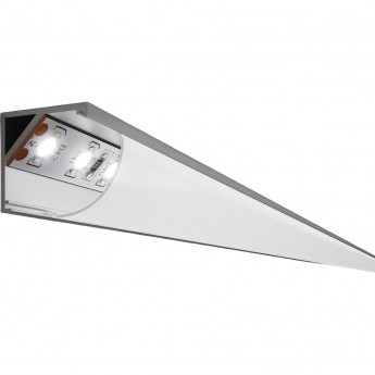 Угловой алюминиевый профиль для светодиодной ленты ELEKTROSTANDARD LL-2-ALP008 серый