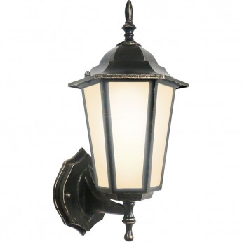 Уличный настенный светильник ELEKTROSTANDARD GL 1004U черное золото Уличный настенный светильник ELEKTROSTANDARD GL 1004U черное золото