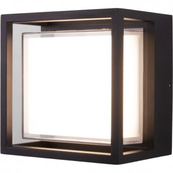 Уличный настенный светодиодный светильник ELEKTROSTANDARD 1533 TECHNO LED IP54 черный