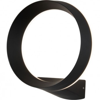 Уличный настенный светодиодный светильник ELEKTROSTANDARD RING IP54 1710 TECHNO LED черный Уличный настенный светодиодный светильник ELEKTROSTANDARD RING IP54 1710 TECHNO LED черный