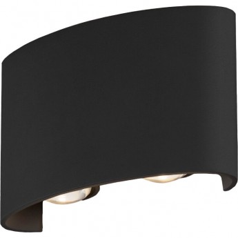 Уличный настенный светодиодный светильник ELEKTROSTANDARD TWINKY DOUBLE 1555 черный Уличный настенный светодиодный светильник ELEKTROSTANDARD TWINKY DOUBLE 1555 черный