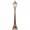 Уличный светильник на столбе ELEKTROSTANDARD DIADEMA F IP44 черное золото a030677
