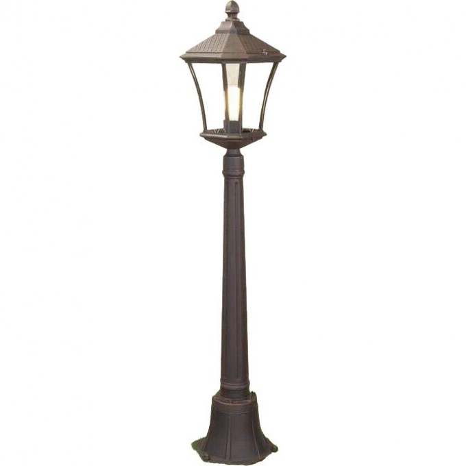 Уличный светильник на столбе ELEKTROSTANDARD VIRGO F IP44 капучино a031924