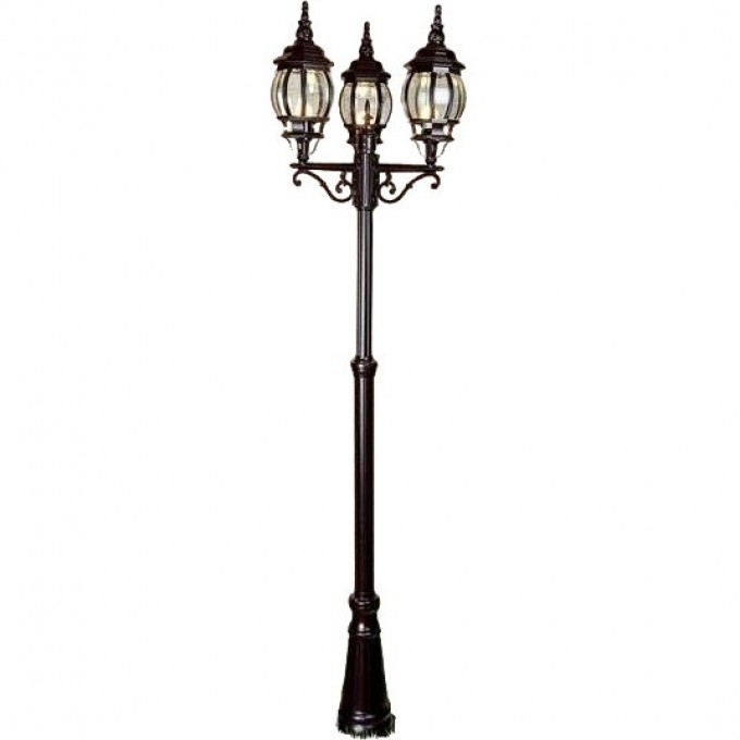 Уличный трехрожковый светильник на столбе ELEKTROSTANDARD CLASSIC IP33 a025753