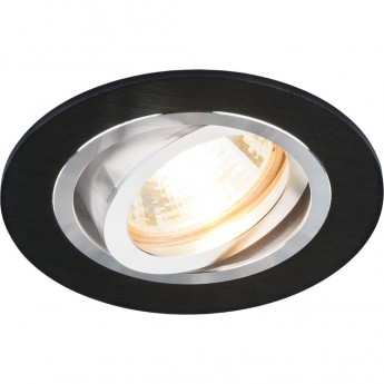 Встраиваемый потолочный точечный светильник ELEKTROSTANDARD 1061/1 MR16 WH черный Встраиваемый потолочный точечный светильник ELEKTROSTANDARD 1061/1 MR16 WH черный