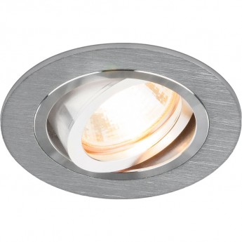 Встраиваемый потолочный точечный светильник ELEKTROSTANDARD 1061/1 MR16 WH серебряный Встраиваемый потолочный точечный светильник ELEKTROSTANDARD 1061/1 MR16 WH серебряный