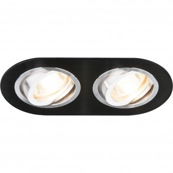 Встраиваемый потолочный точечный светильник ELEKTROSTANDARD 1061/2 MR16 WH черный Встраиваемый потолочный точечный светильник ELEKTROSTANDARD 1061/2 MR16 WH черный
