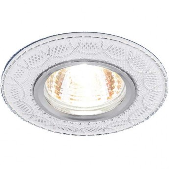 Встраиваемый светильник ELEKTROSTANDARD 7010 MR16 WH/SL белый/серебро