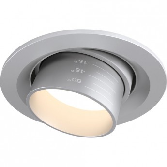 Встраиваемый светильник с регулировкой угла освещения ELEKTROSTANDARD 9920 LED 15W 4200K серебряный