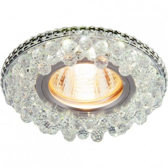 Встраиваемый точечный светильник с LED подсветкой ELEKTROSTANDARD 2211 MR16 CL прозрачный