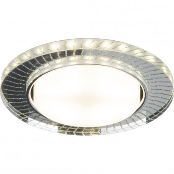 Встраиваемый точечный светильник с LED подсветкой ELEKTROSTANDARD 3033 GX53 CL/SL прозрачный