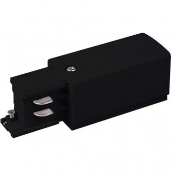 Ввод питания для трехфазного шинопровода левый черный ELEKTROSTANDARD TRP-1-3-L-BK
